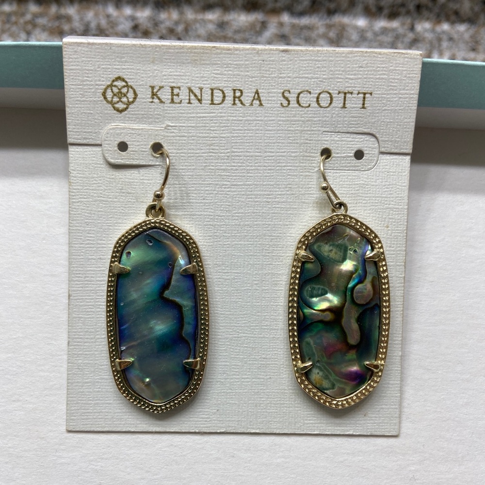 Kendra Scott Elle Drop Earrings - Abalone Shell
